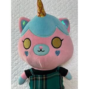 KREW DISTRICT  - Rainbow Cat Unicorn 13” Plush